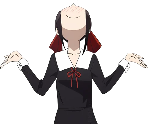 🤷‍♀ Стикер «Kaguya-sama wa Kokurasetai (Love is War - Ultra Romantic)» для Telegram