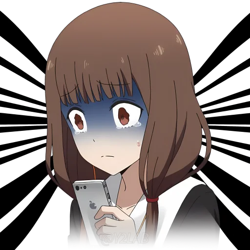 😰 Стикер «Kaguya-sama wa Kokurasetai (Love is War - Ultra Romantic)» для Telegram