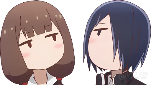 👀 Стикер «Kaguya-sama wa Kokurasetai (Love is War - Ultra Romantic)» для Telegram