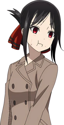 😠 Стикер «Kaguya-sama wa Kokurasetai (Love is War - Ultra Romantic)» для Telegram