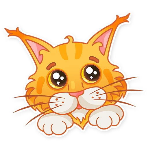 🥺 Стикер «Kaiser Maine Coon» для Telegram