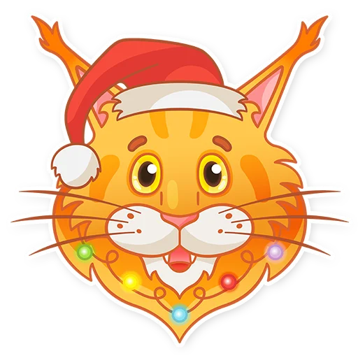 🎅 Стикер «Kaiser Maine Coon» для Telegram