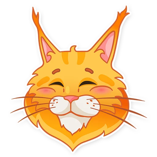 ☺️ Стикер «Kaiser Maine Coon» для Telegram
