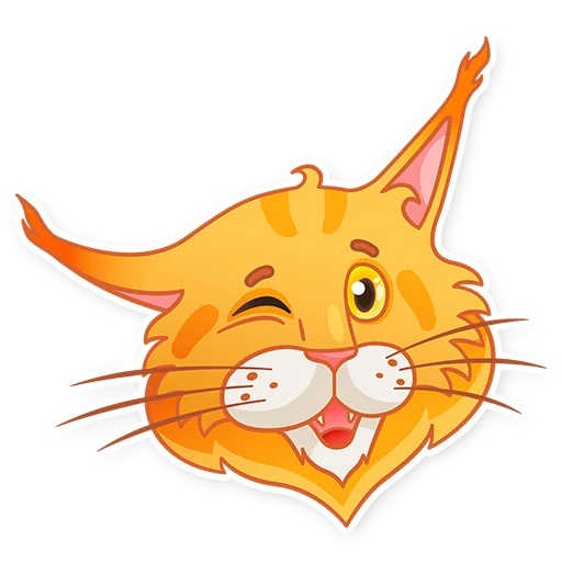 😉 Стикер «Kaiser Maine Coon» для Telegram