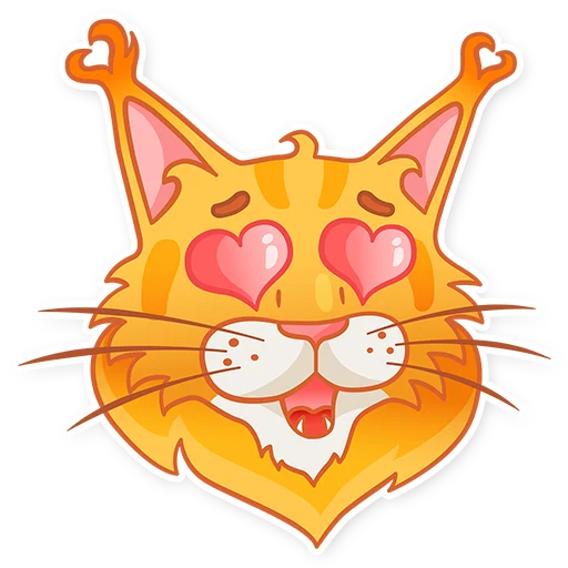 😍 Стикер «Kaiser Maine Coon» для Telegram
