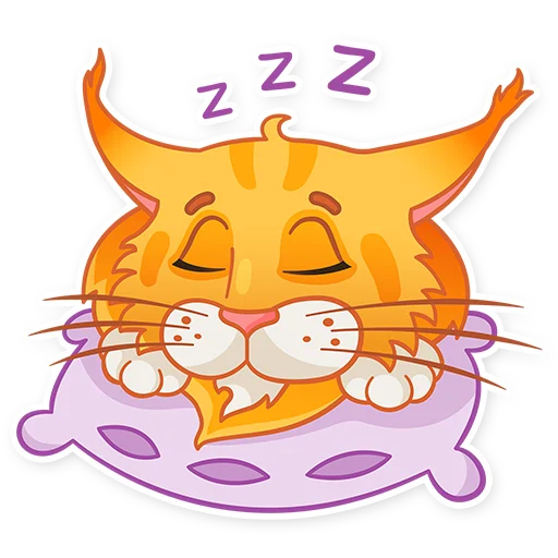 😴 Стикер «Kaiser Maine Coon» для Telegram