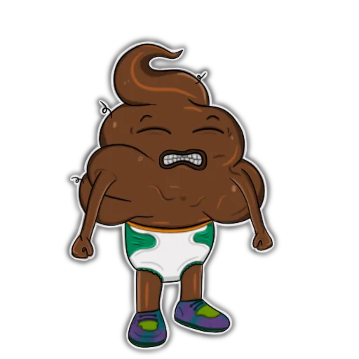 💩 Стикер «kakaha» для Telegram
