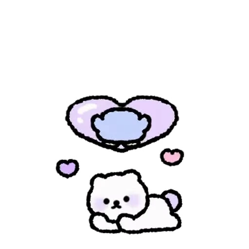 ☁️ Стикер «lovely» для Telegram