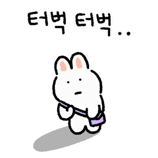 ⭐ Стикер «милый заяц» для Telegram