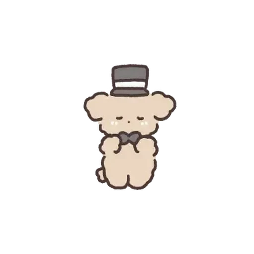 Стикерпак poodle для Telegram