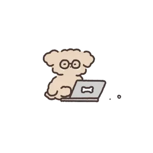 📩 Стикер «poodle» для Telegram