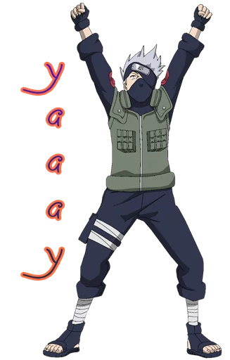✊ Стикер «Kakashi Hatake [รקร]» для Telegram