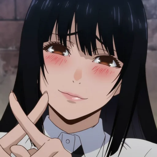 🎲 Стикер «Kakegurui» для Telegram