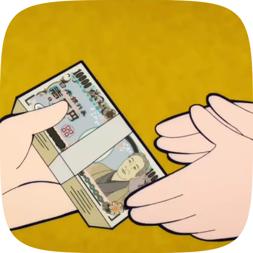 💰 Стикер «Kakegurui Twin» для Telegram