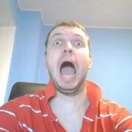 😮 Стикер «впопич —» для Telegram