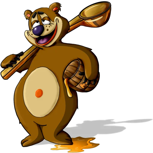 🐻 Стикер «Деревня дураков» для Telegram