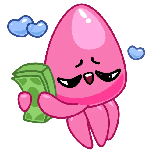 🤑 Стикер «Кальмар» для Telegram