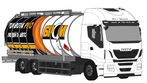 🚚 Стикер «KALYNA RP» для Telegram