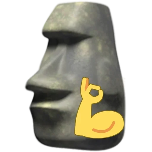 👌 Стикер «Moyai statue» для Telegram
