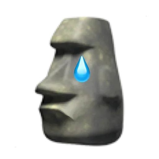 🗿 Стикер «Moyai statue» для Telegram