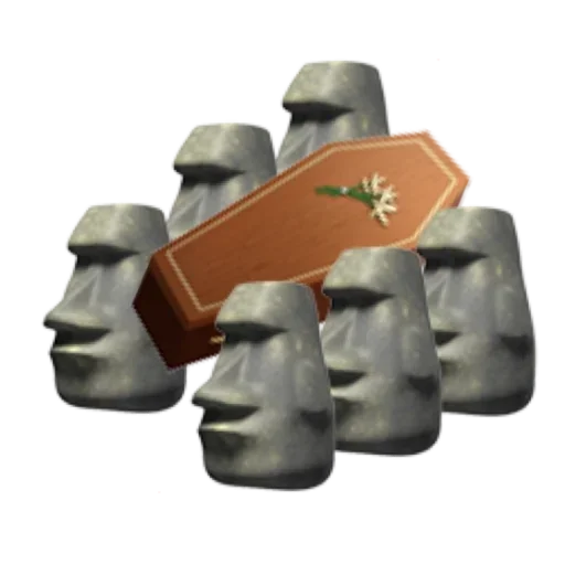 🗿 Стикер «Moyai statue» для Telegram