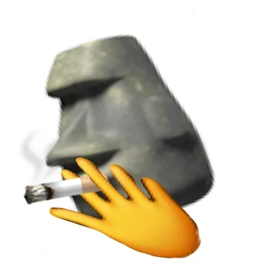 🗿 Стикер «Moyai statue» для Telegram