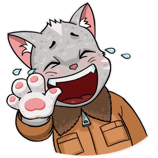 Стикерпак Kamikaze Kitty для Telegram