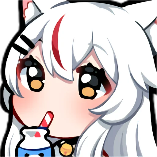 🥤 Стикер «Kamiko Kana emotes and badges» для Telegram