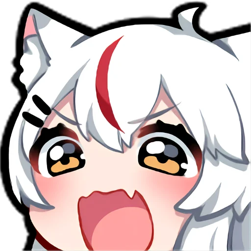 😲 Стикер «Kamiko Kana emotes and badges» для Telegram