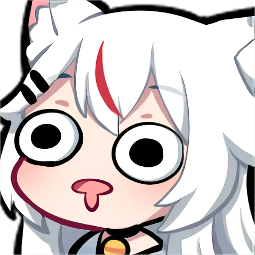 🤪 Стикер «Kamiko Kana emotes and badges» для Telegram