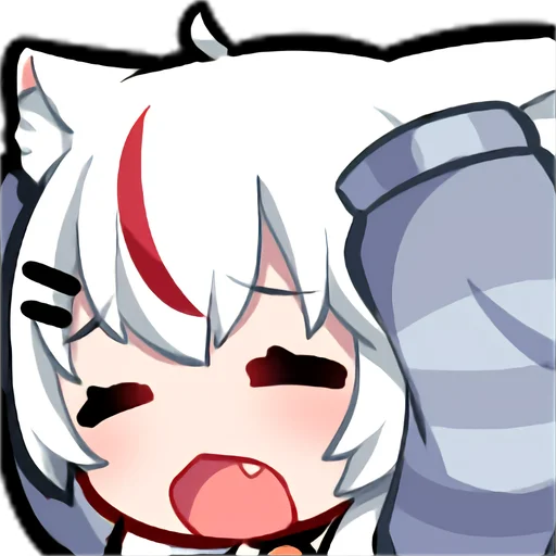 🙉 Стикер «Kamiko Kana emotes and badges» для Telegram