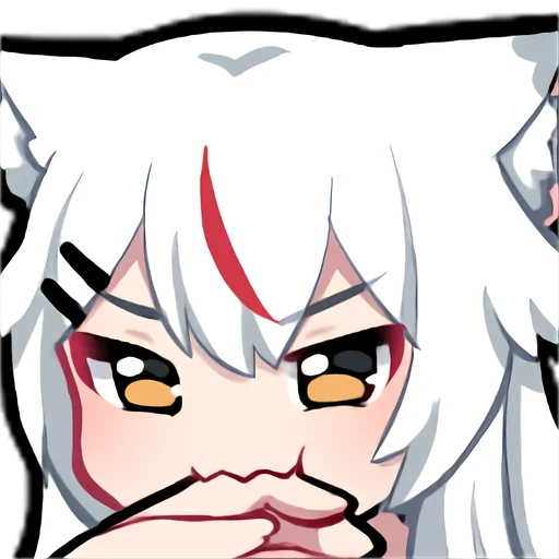 😖 Стикер «Kamiko Kana emotes and badges» для Telegram