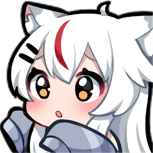 🤗 Стикер «Kamiko Kana emotes and badges» для Telegram