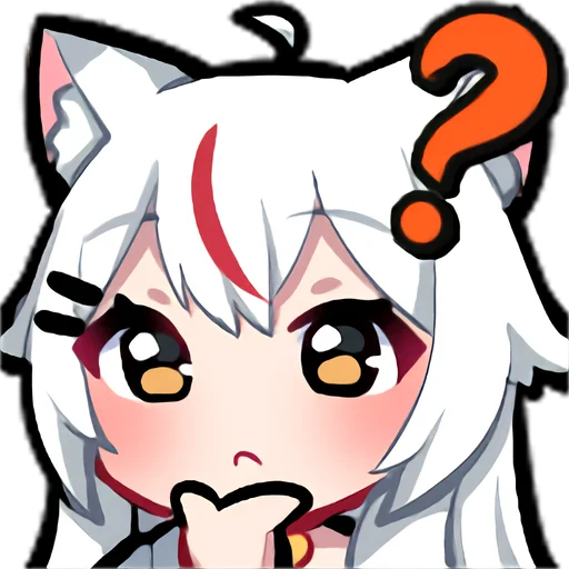 🤔 Стикер «Kamiko Kana emotes and badges» для Telegram