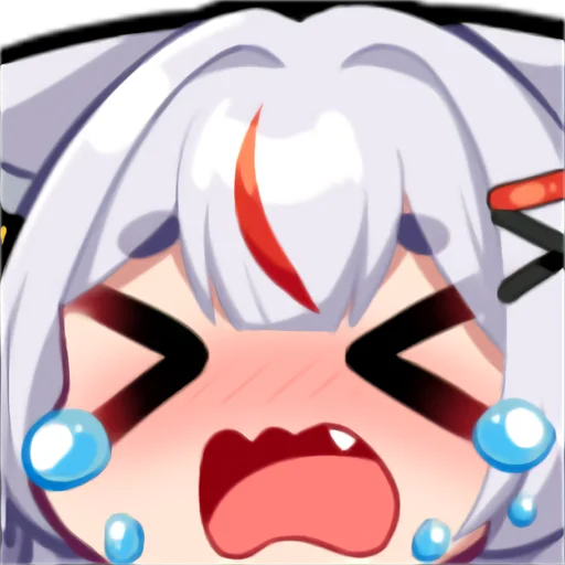 😭 Стикер «Kamiko Kana emotes and badges» для Telegram