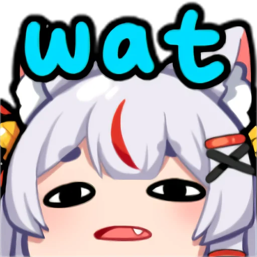 🙄 Стикер «Kamiko Kana emotes and badges» для Telegram