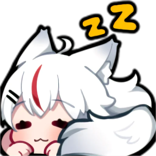 😴 Стикер «Kamiko Kana emotes and badges» для Telegram