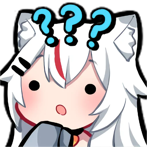 😮 Стикер «Kamiko Kana emotes and badges» для Telegram
