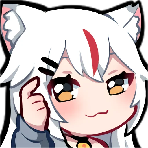 😏 Стикер «Kamiko Kana emotes and badges» для Telegram