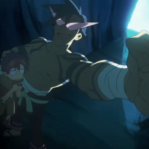 🤩 Стикер «Камина Дзиха Gurren Lagann» для Telegram