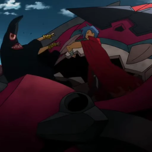 🤩 Стикер «Камина Дзиха Gurren Lagann» для Telegram
