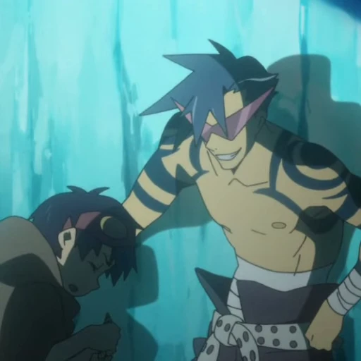 🤩 Стикер «Камина Дзиха Gurren Lagann» для Telegram