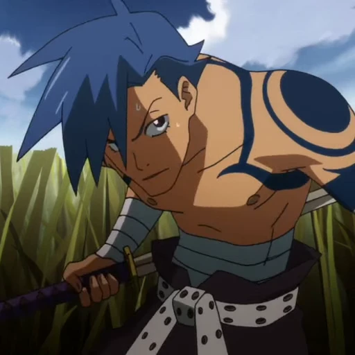 🤩 Стикер «Камина Дзиха Gurren Lagann» для Telegram