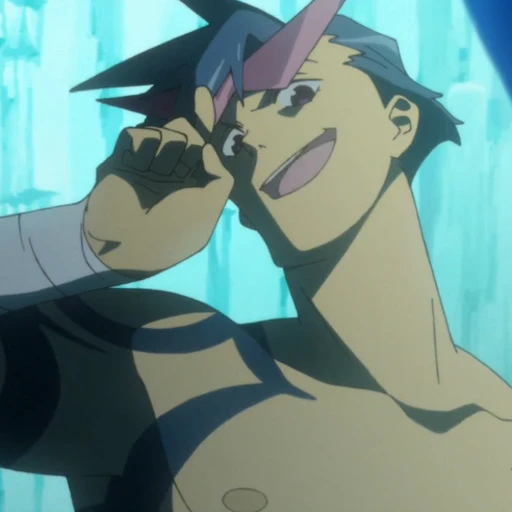 Стикерпак Камина Дзиха Gurren Lagann для Telegram