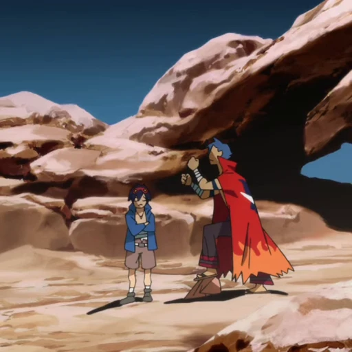 🤩 Стикер «Камина Дзиха Gurren Lagann» для Telegram