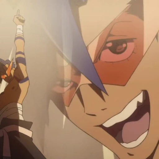 🤩 Стикер «Камина Дзиха Gurren Lagann» для Telegram