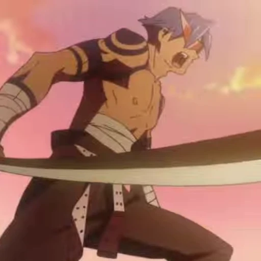 🤩 Стикер «Камина Дзиха Gurren Lagann» для Telegram