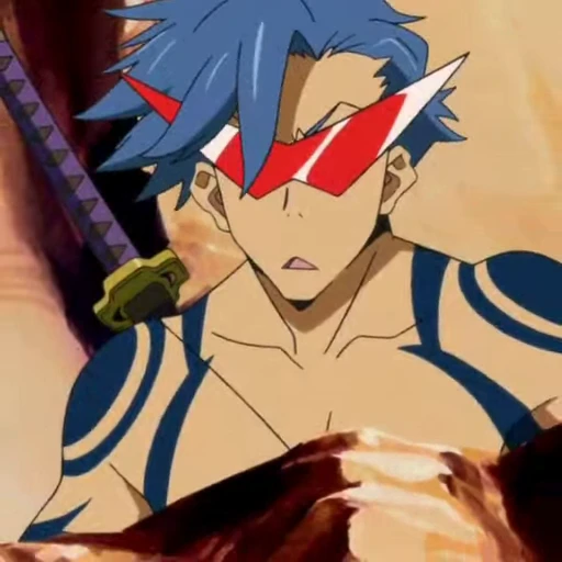 🤩 Стикер «Камина Дзиха Gurren Lagann» для Telegram