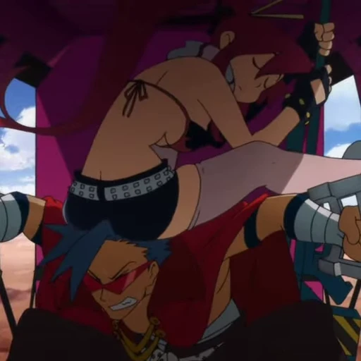 🤩 Стикер «Камина Дзиха Gurren Lagann» для Telegram