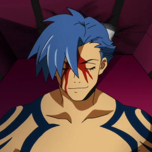 🤩 Стикер «Камина Дзиха Gurren Lagann» для Telegram